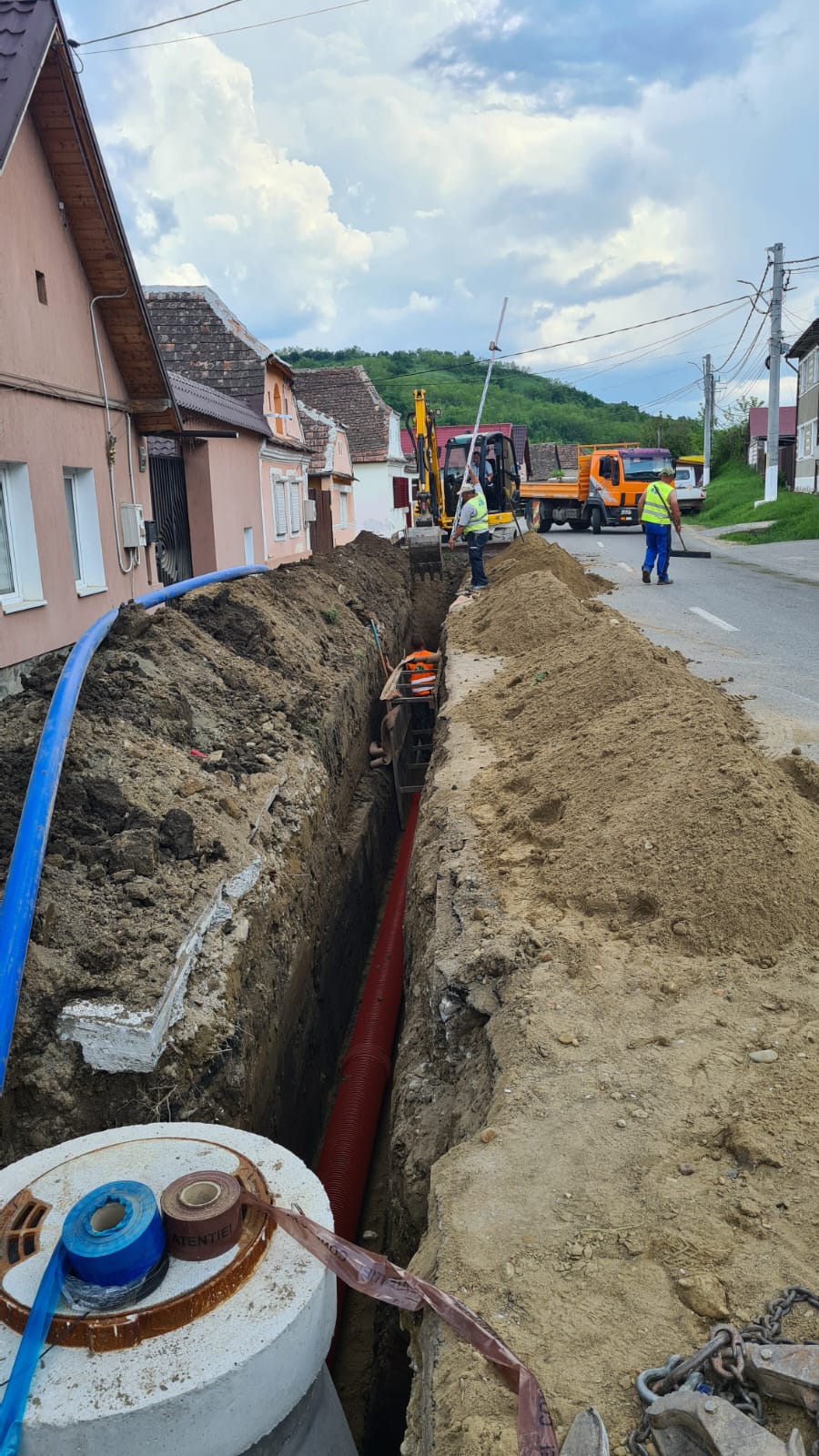 Proiect canalizare Brateiu Mediaș — SIC Euro Arcada