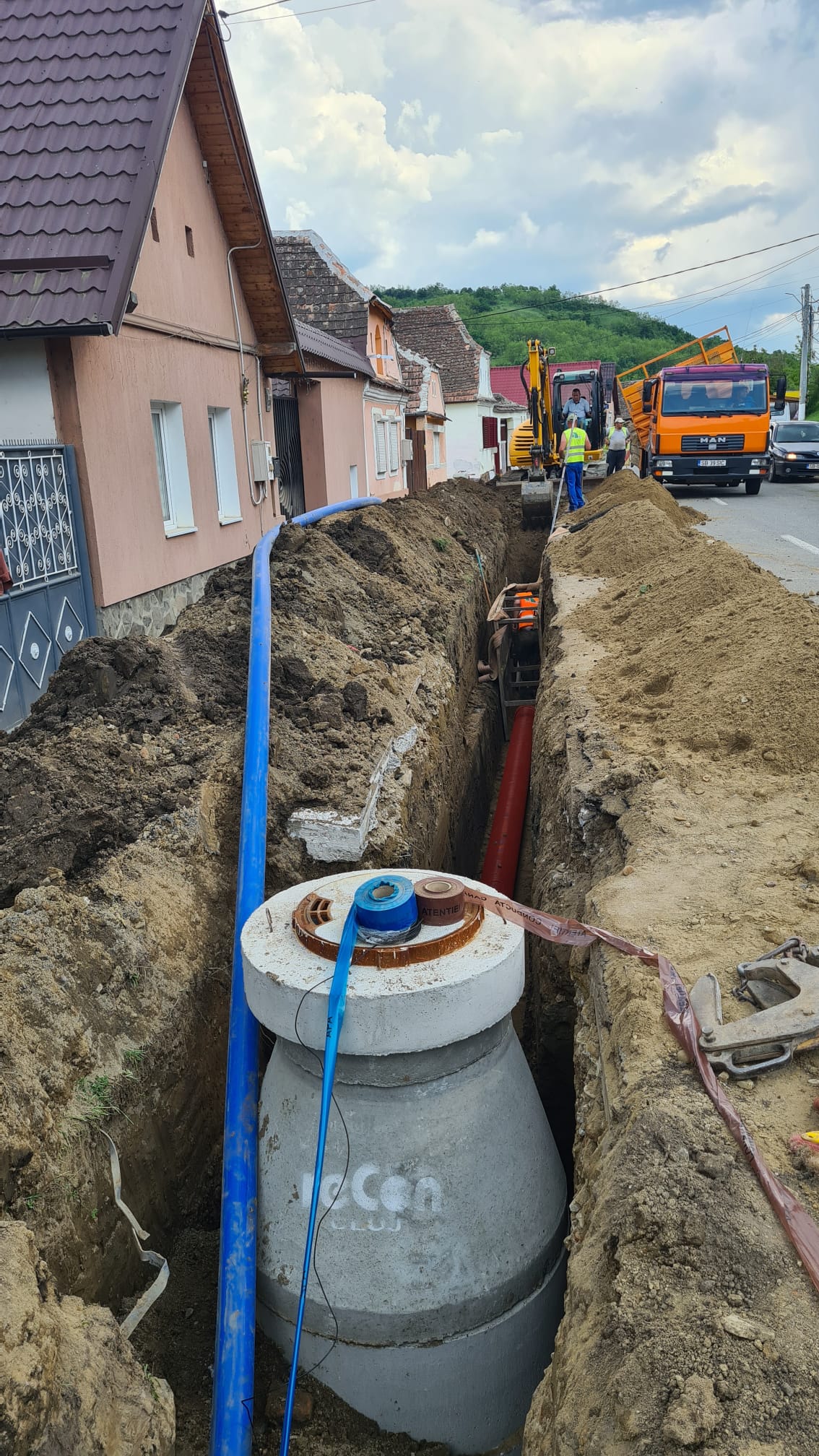 Serviciu de Lucrări de canalizare și apă  - Pavaje Premium în județul Sibiu